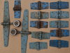 A set of Henderson bi-fold door hinges from another ambulance garage.
