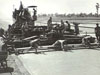 Laying a runway.