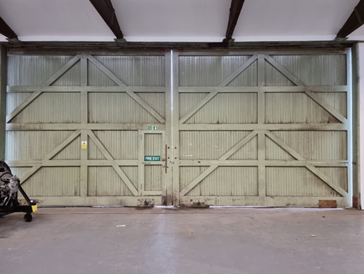 RFC/RAF Netheravon, Wiltshire. Hangars WW1