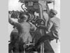 Crew of an M19 5cm automatic mortar. It could fire single shots or barrages of many rounds and very fast showering the enemy.