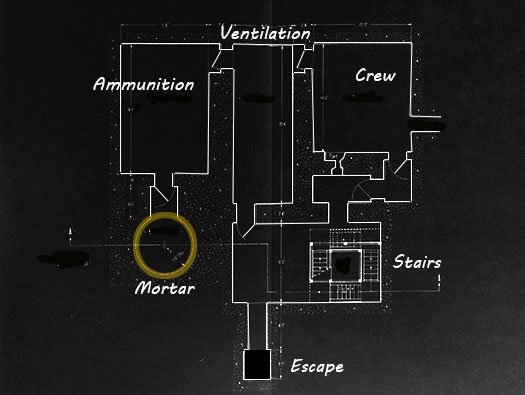 R633 M19 Mortar Emplacement