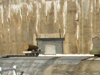 Turm 1 today showing where the ammunition was to enter via a narrow gauge railway line.