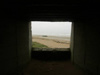 Looking out of an R612 casemate.