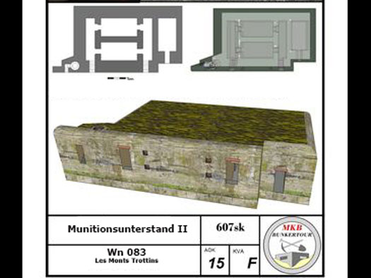 Wn83 Fontaine-la-Mallet les Monts-Trottins - Batterie.