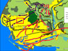 Routes of 'Operation Astonia'..