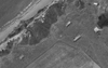 a B&W photo taken possibly in the late 1940's showing all the bunkers.