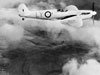 High flying Spitfire taking photos.