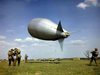 British troops training for D-Day on these smaller balloons. The Americans also used these balloons.