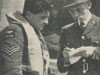 The Free Polish were here for a while. Polish Sergeant having his operation recorded by a senior Officer.