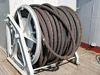Steel hawser cable.