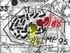 The German map of minefields.