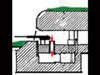 Plan of a case store in larger bunkers, under the gun room.
