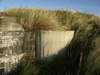 A concrete covered escape, on this R501 it is a brick type.