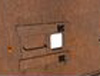 Detail of the window on the inside. MKB Bunker tour.