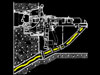 The yellow trace line, is where the spent case travels down a tube to the pit out in the front of the casemate..