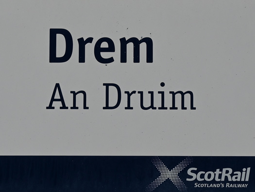 An Druim - Drem Railway Station.