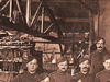 Detail behind the men.