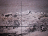 View through an optical range finder.