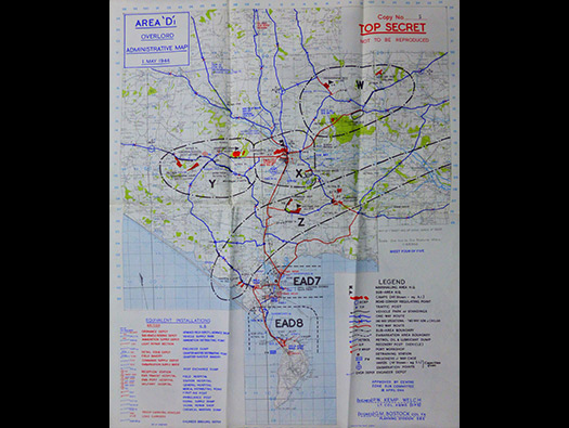 Marshalling and Embarkation Area 'D1' Sub area 'Z'. Camp D-4 Came House