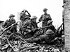 British infantry attacking.