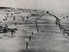 Beach defences of the type that may have been used here.