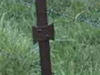 Eisenpfahel barbed wire post.
