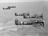 Hawker Typhoons heading out.