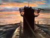 U-boat heading west.