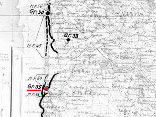 Stp 35 at Carolles, K.V.Gruppe Granville, Normandy