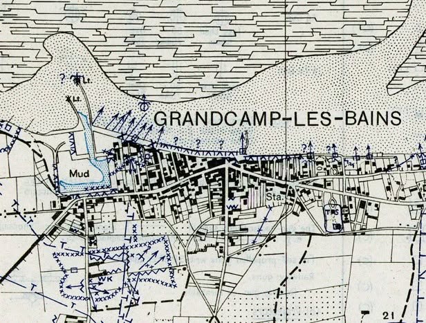 Grandcamp harbour defence