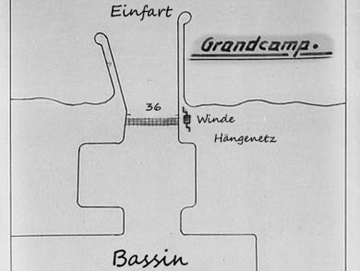 Grandcamp harbour defence