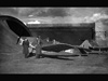 Over Blister hangar.