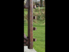 One side of the Belgian gate that l;inks with the next one.
