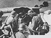 A battery firing.