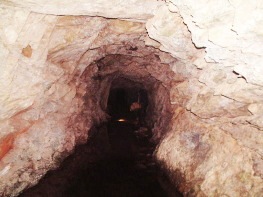 Castel Vendon,  Batterie Française Tourville, (Souterrain).
