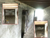How it would have looked in the entrance passage with two rooms off to the left.