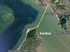 Ferry route.