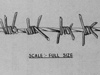 German barbed wire..