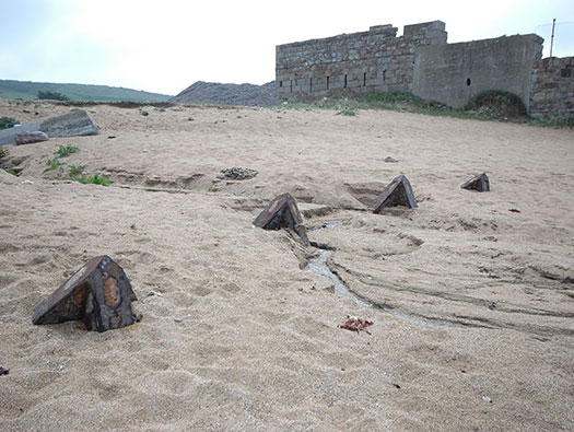 Alderney, Panzermauer 12,  Platte Saline