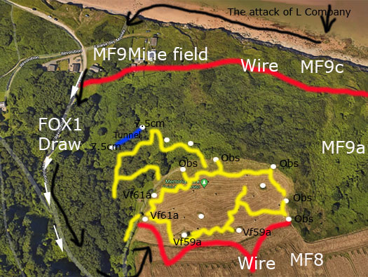 Wn60 Colleville-sur-Mer, (Omaha Beach)