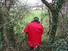 Here he is in 2007 doing the hedge clearing.