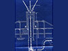Plan of a bunker aerial.