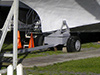 Dolly truck to move a Sunderland on land.