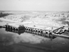 History : after the capitulation of France in 1940, Brest became an important U-boat base. A large concrete bunker kept the U-boats safe from bombing. The Kriegsmarine needed defence against attack from the sea and this and several other gun batteries were laid out strategically around the port. As bombing increased the open emplacements needed aerial protection and casemates were starting to be built over the guns. This one an SK type ("SK" bunker = (Sonder Konstruction) Special Construction.