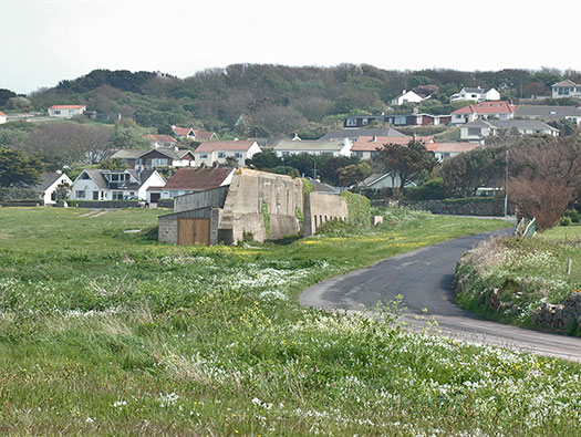 Alderney, Panzermauer 12,  Platte Saline