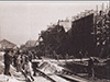 Construction on the land side.