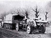 SdKfz prime mover/gun tractor with a 15cm gun.