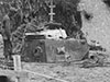 A 7.5cm tank turret would have fitted onto the concrete hole of a BF246 ringstand.