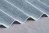Corrugated cement sheeting.