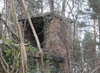 the water tank on the roof for the toilets and possibly a small kitchen.